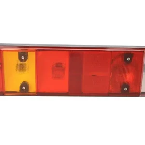 Premium Lampa tył L (z podświetleniem tablicy, obrysowe boczne, złącze AMP 1.5/Side Bayonet 7PIN) pasuje do SCANIA 4, VOLVO FH12, FH16, FM12 08.93-