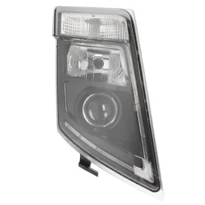 Promocja Reflektor P (2*LED/H7/PY21W, manualny, bez silnika, czarna podstawa) pasuje do VOLVO FH, FH16, FM, FM II 09.05-