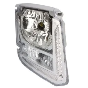 Reflektor P (H4/LED/PY21W, elektryczny, bez silnika, ze światłem do jazdy dziennej, kolor wkładu chromowany, kolor kierunkowskazu biały) pasuje do VOLVO FL III 05.13- Dodaj do koszyka