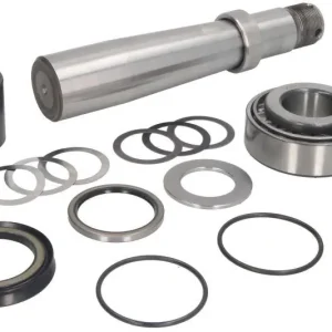 Wysoka jakość Zestaw naprawczy zwrotnicy (komplet na 1 koło, z łożyskiem, ze sworzniem M36x1,5 36/50mm/50mmx135-252mm) pasuje do VOLVO B10, B12, B7, B9, F10, F12, F16, FH12, FH16, FH16 II, FL10, FL12 01.73-
