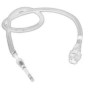 Nowy Czujnik temperatury spalin (2PIN) pasuje do RVI KERAX, MAGNUM, MIDLUM, PREMIUM 2, VOLVO FH, FH12, FL II, FM12, FMX 08.93-