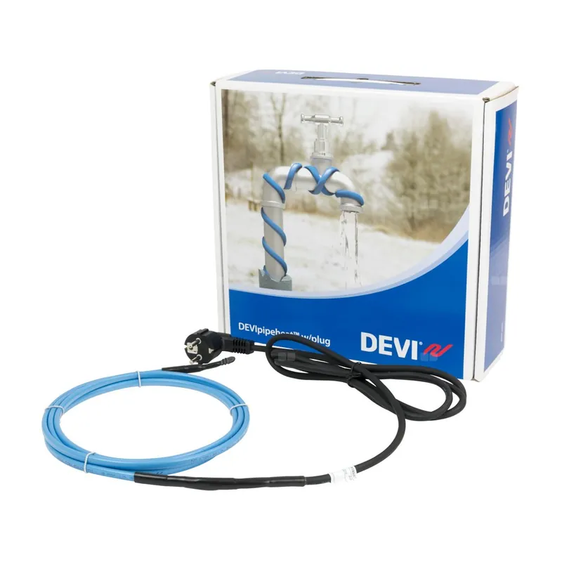 Zniżka Kabel grzejny DEVIpipeheat 10 V2 14m 140W@10 st.C 230V Gotowy