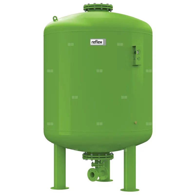 Zniżka Naczynie wzbiorcze REFLEX DT 3000, pojemność 3000 l, 10 bar / 70‘C, kolor zielony, do instalacji C.W.U.
