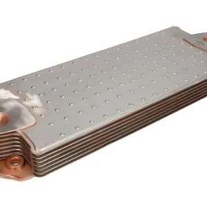 Premium Chłodnica oleju silnikowego (126x46x413mm, liczba żeber 7) pasuje do VOLVO FH, FH II, FH16, FM, FM II D11A-330-D9B380 01.03-