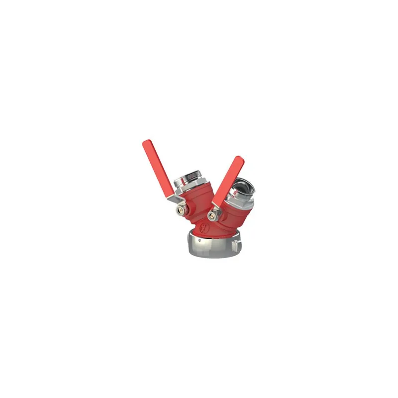 P.POŻ. ZAWÓR ROZDZIELCZY PRZYŁĄCZA STRAŻACKIEGO, MOSIĄDZ CZERW. 2 1/2"NST x 1 1/2"NST 2W Oferta