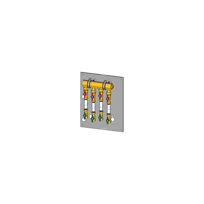 Ograniczona ilość JEDNOSTKA POMIAROWA Z SZABLONEM DLA 4 ODBIORCÓW BEZ WODOMIERZA 1 1/4" x 3/4" - 4