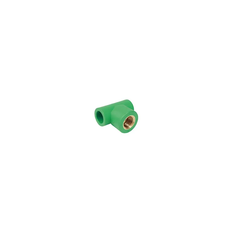 Popularny Trójnik GIACOMINI H154 redukcja 90‘ PP-r 20 mm x 1/2‘‘ x 20 mm (połączenie do spawania/zgrzewania x GW x połączenie do spawania/zgrzewania)