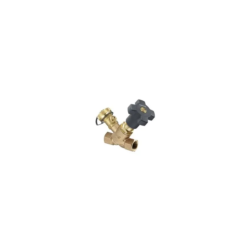 Zawór skośny PN25, DN 20, R3/4GW, uszczelnienie z PTFE, z opróżnieniem, z brązu Premium