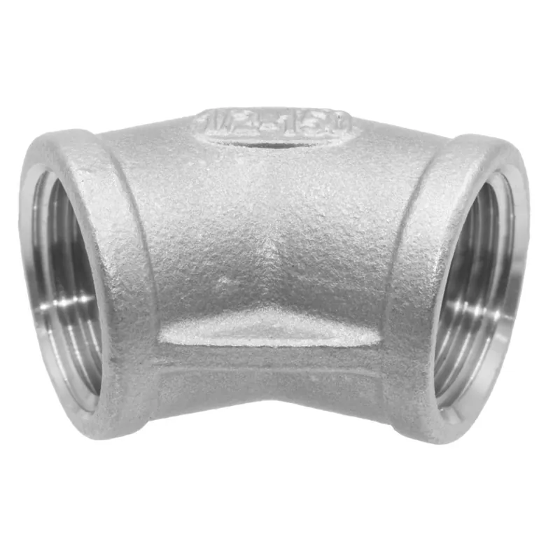 1 1/4" Kolano gwintowane 45° GW/GW BSP kwasoodporne AISI 316 / 1.4401 Nie przegap