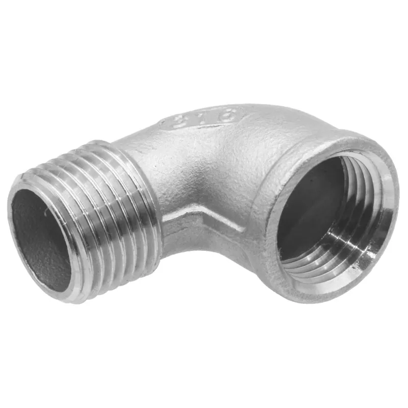 1 1/4" Kolano gwintowane nyplowe 90° GW/GZ BSP kwasoodporne AISI 316 / 1.4401 Nie przegap