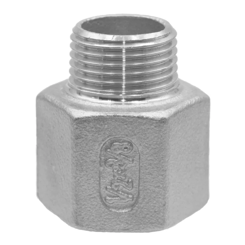 1 1/4" x 1/2" Nypel redukcyjny GZ/GW BSP kwasoodporny AISI 316 / 1.4401 Super okazja