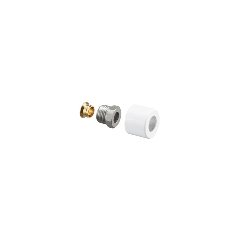 Złączka zaciskowa do rur miedzianych 1/2 x 15 mm, biała Oferta limitowana