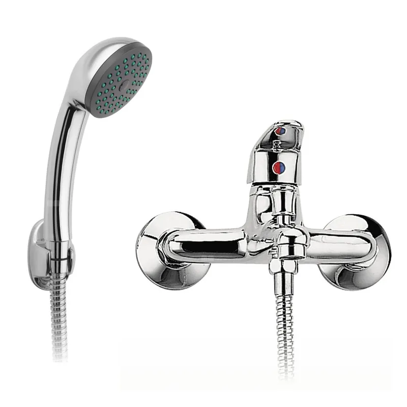 Bestseller Bateria wannowa ścienna FERRO SMILE, kolor chrom