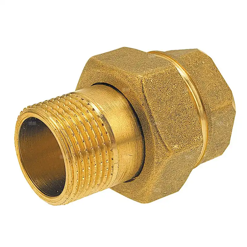Do wyczerpania zapasów Śrubunek prosty z oringiem FERRO, mosiądz (żółty), 3/8‘‘ (GW x GZ)