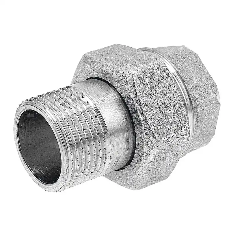 Wyjątkowa oferta Śrubunek prosty z uszczelką FERRO, mosiądz (chrom), 5/4‘‘ (GW x GZ)