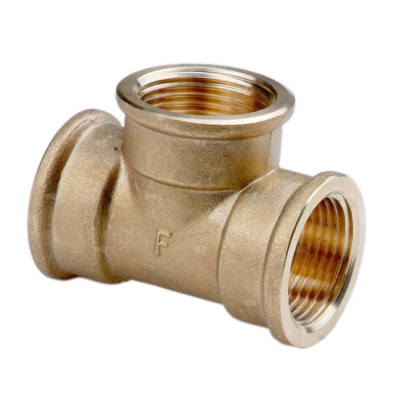 Szybka wysyłka Trójnik FERRO mosiądz 5/4‘‘ x 5/4‘‘ x 5/4‘‘ GW, kolor żółty