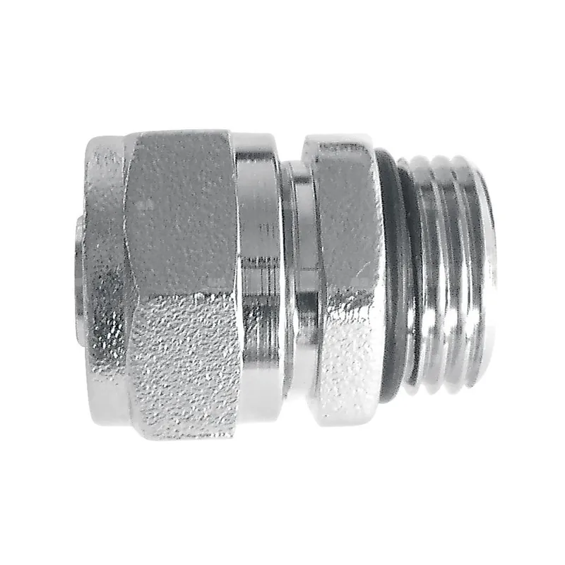 Złącze FERRO (nikiel), 1/2‘‘ x 15 mm (GZ x zacisk) Nie przegap