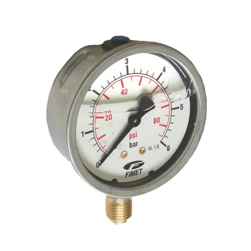 Manometr z rurką Bourdona WATTS MG1-INOX B /D+LF 0-10 bar 1/2‘‘ radialny fi 100 mm, obudowa ze stali nierdzewnej Szybka wysyłka